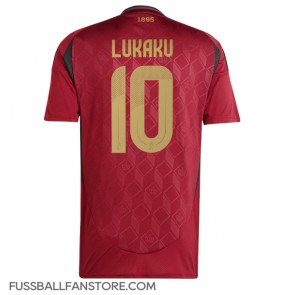 Belgien Romelu Lukaku #10 Replik Heimtrikot EM 2024 Kurzarm